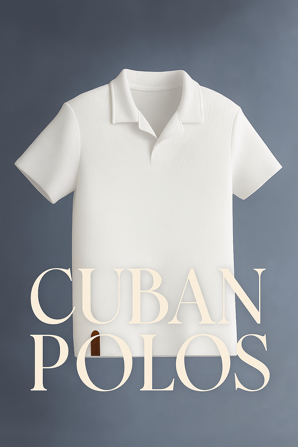 Waffle Knitted Polo